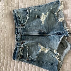 Abercrombie Distressed Denim Shorts